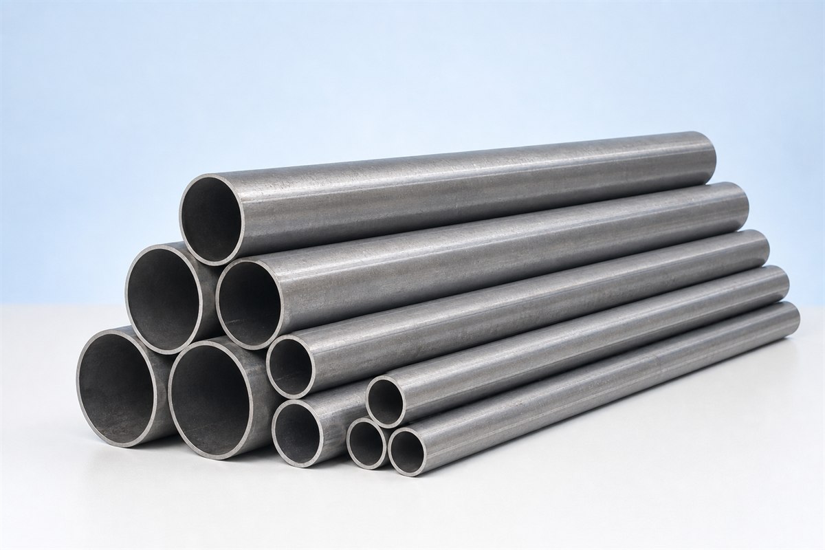 ERW mild-steel pipes in multiple diameters for tube bending