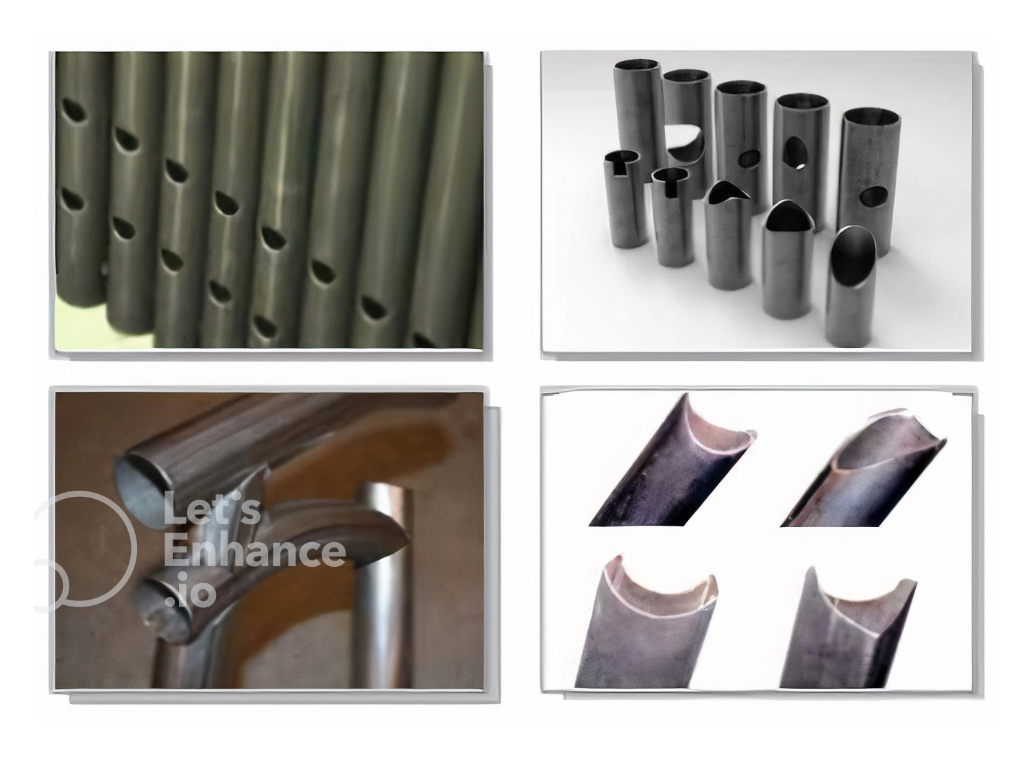 Notched tube component manufacturing view 1 at Teerham Industries