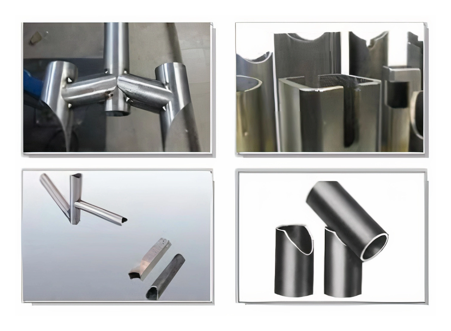 Notched tube component manufacturing view 2 at Teerham Industries
